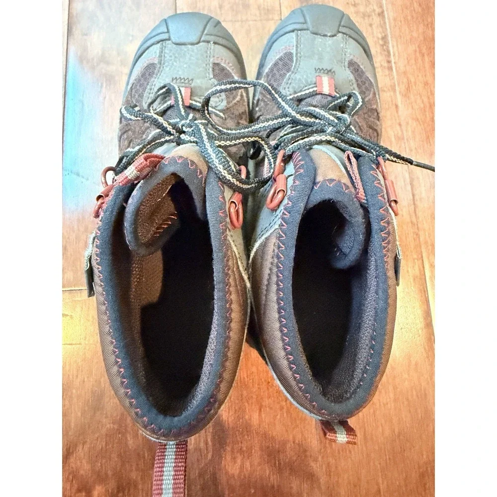 Merrell Moab 2 Kids/ Boy Mid Leather Waterproof Hiking Boots Lace Sz 1.5W NWOB